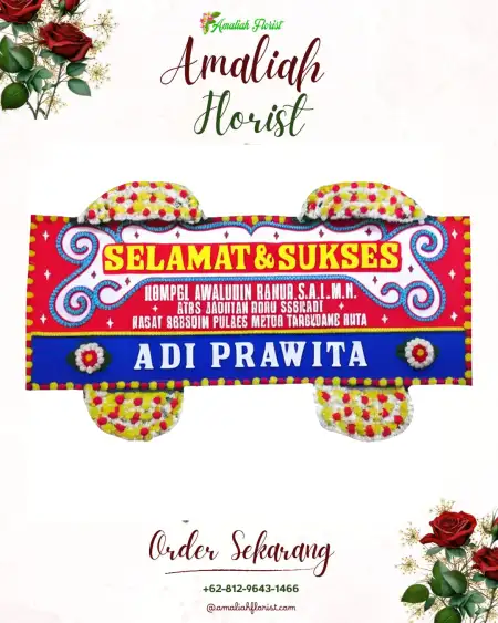 Papan Bunga Ucapan Selamat Kalipenggung